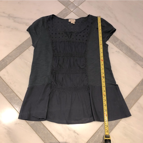 *HOST PICK* Meadow Rue by Anthropologie Embroidered Eyelet Top NWOT - Picture 6 of 8